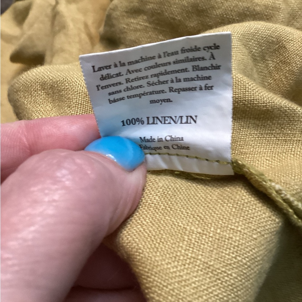 Grae Cove NWOT Gwyneth Linen Wrap Midi Dress - Picture 8 of 9